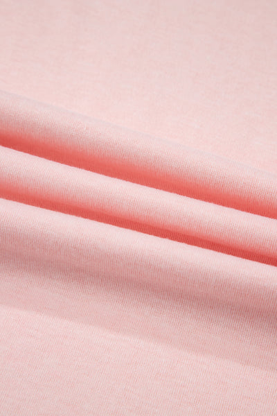 Light Pink 3 Pcs Crop Tank Top Shorts with Cardigan Lounge Set